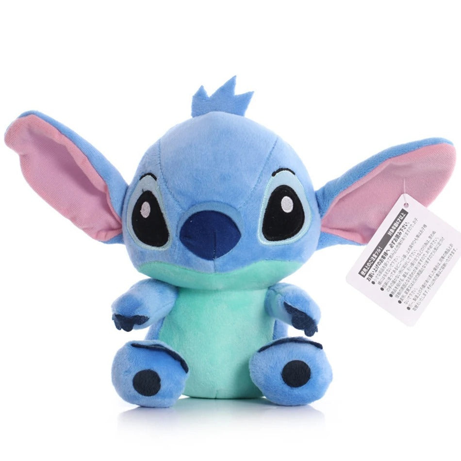 Disney Cartoon Blue Pink MINISO Dolls Anime Toys Lilo and Stitch 18CM Stich Plush Stuffed Toys Christmas Gifts For Kids