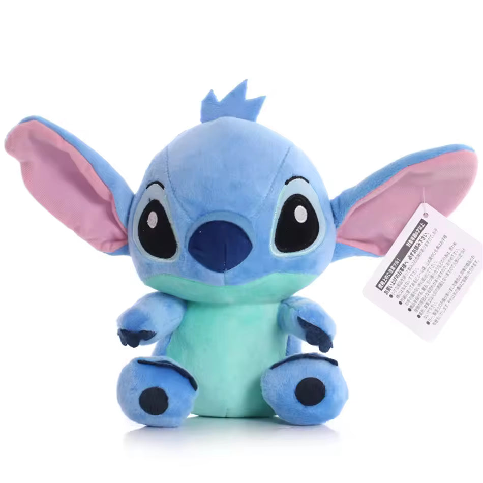 Disney Cartoon Blue Pink MINISO Dolls Anime Toys Lilo and Stitch 18CM Stich Plush Stuffed Toys Christmas Gifts For Kids